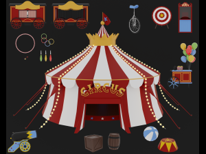 Circus 3D Model