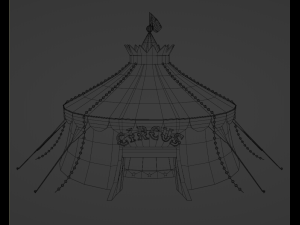 Circus 3D-Modell