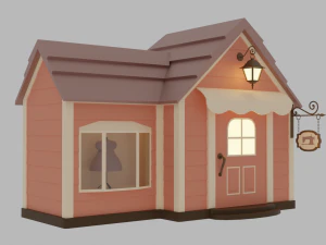 Clothing store 3D Model