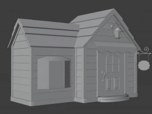 Clothing store 3D Model