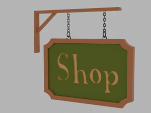 Shop 3D Model
