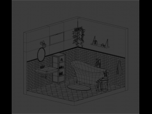 Bathroom Model 3D