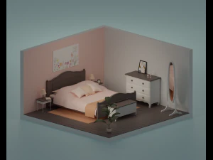 Chambre &agrave; coucher Modèle 3D