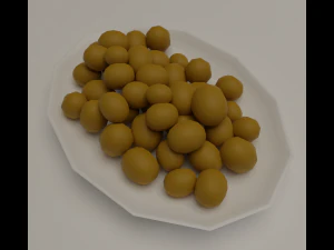 Christmas dinner 3D Model