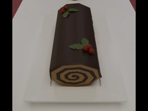 Christmas dinner 3D Model