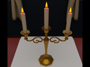 Christmas dinner 3D 模型
