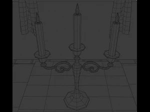 Christmas dinner 3D Model