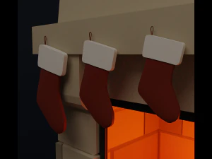 Christmas dinner 3D Model