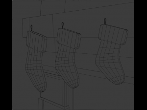 Christmas dinner 3D 模型