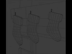 Christmas dinner 3D Model