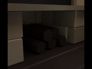 Christmas dinner 3D Model