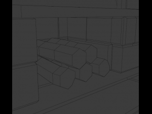Christmas dinner 3D 模型