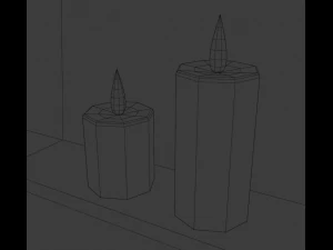 Christmas dinner 3D Model