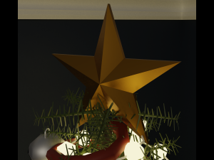 Christmas dinner 3D 模型