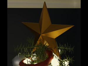 Christmas dinner 3D Model