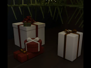 Christmas dinner 3D Model