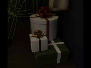 Christmas dinner 3D Model