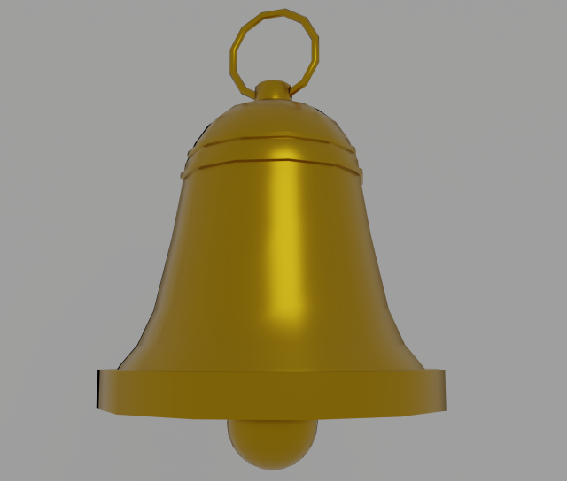Bell Model 3D .c4d .max .obj .3ds .fbx .stl .blend