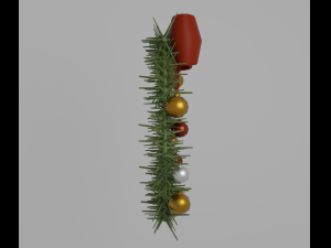 Christmas wreath Modelo 3D