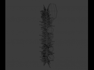 Christmas wreath Modelo 3D