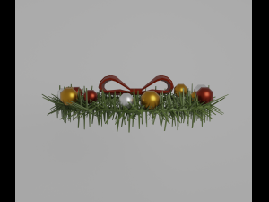Christmas wreath Modelo 3D