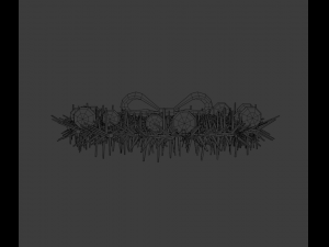 Christmas wreath Modelo 3D