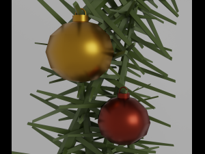 Christmas wreath Modelo 3D