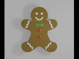 Gingerbread man 3D 모델