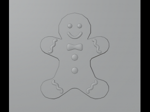 Gingerbread man 3D 모델