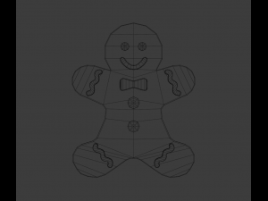 Gingerbread man 3D 모델