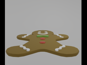 Gingerbread man 3D 모델
