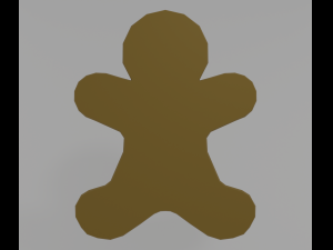 Gingerbread man 3D 모델