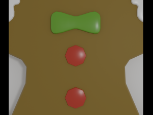 Gingerbread man 3D 모델