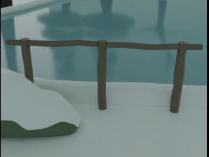 Ice rink 3D Model