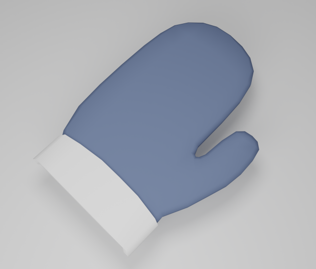 Mitten Modelo 3D .c4d .max .obj .3ds .fbx .stl .blend 