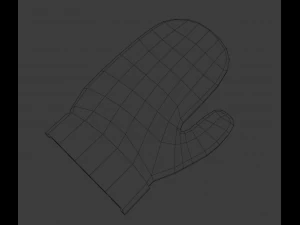 Luva Modelo 3D