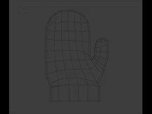 Luva Modelo 3D