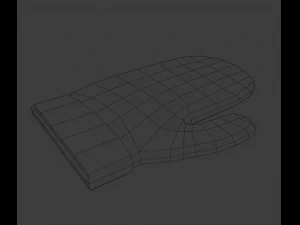Luva Modelo 3D
