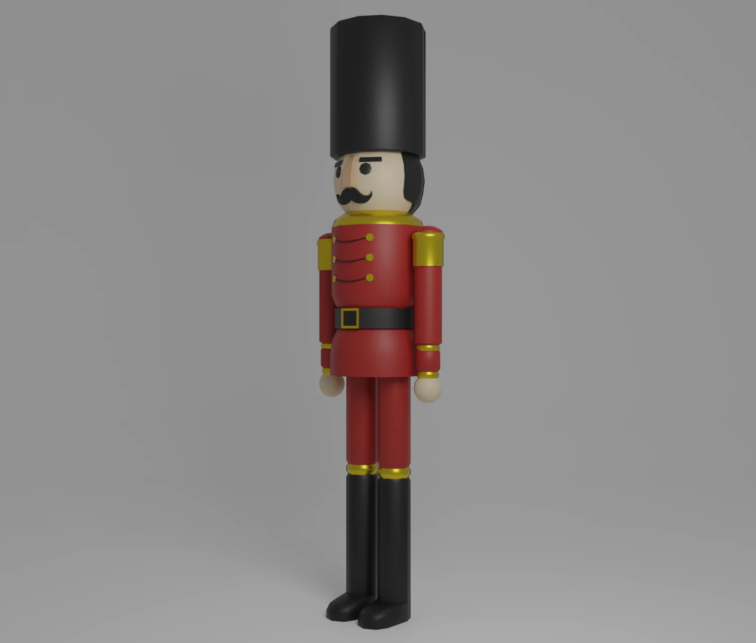 Nutcracker 3D Model .c4d .max .obj .3ds .fbx .stl .blend 
