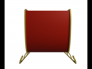 Santas sleigh Model 3D