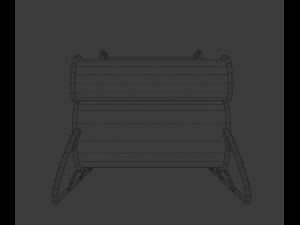 Santas sleigh Model 3D