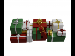 Santas sleigh Model 3D