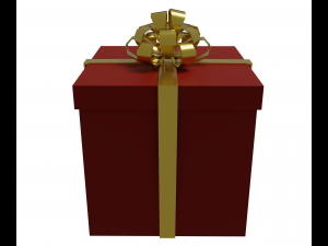 Santas sleigh Model 3D