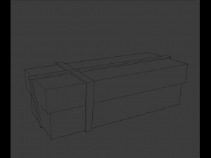 Santas sleigh Model 3D