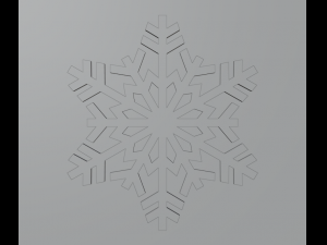 Snowflake Modelo 3D