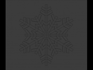 Snowflake Modelo 3D