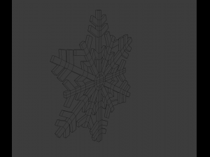 Snowflake Modelo 3D