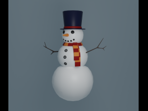 Snowman 3D Model