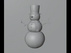Snowman 3D Model