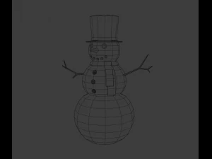 Snowman 3D Model